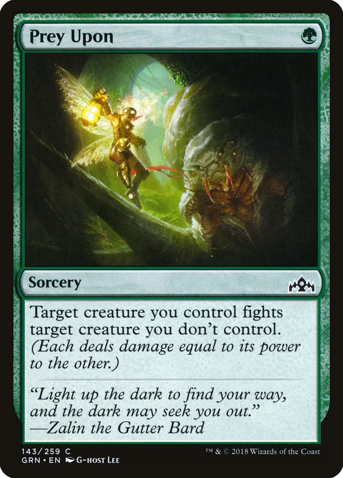 Prey Upon [Guilds of Ravnica] [Foil]