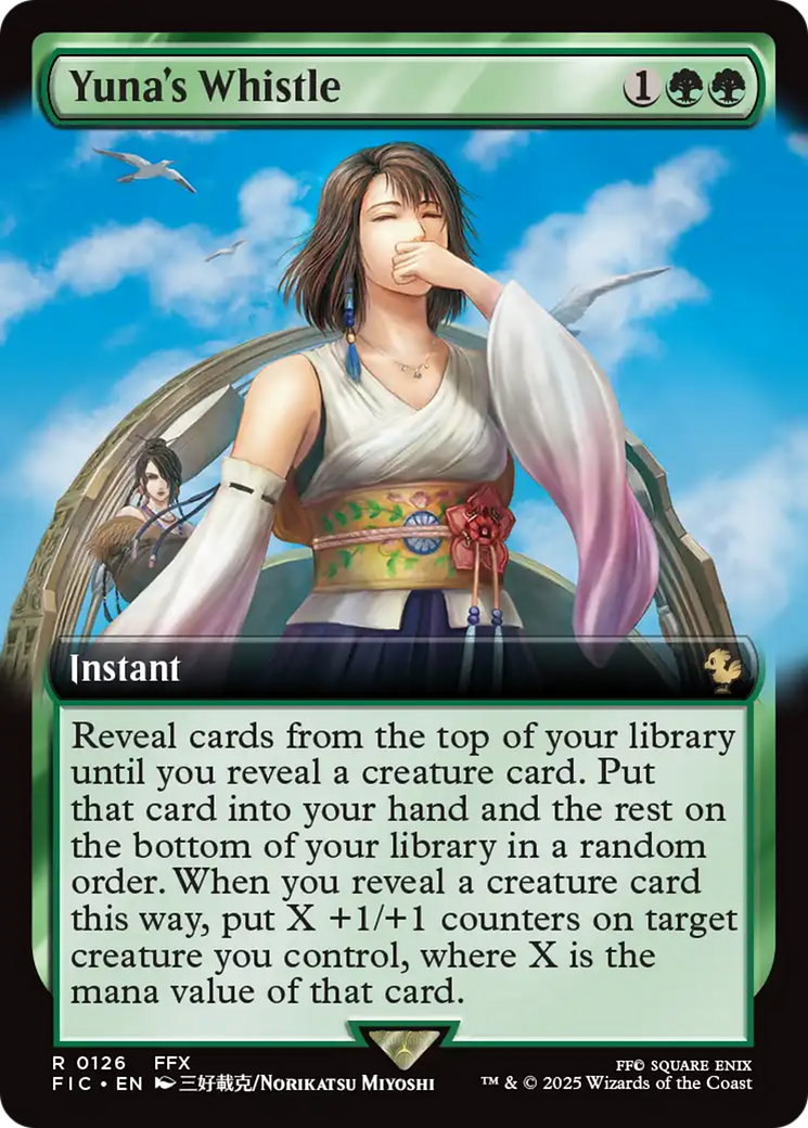 Yuna's Whistle (Extended Art) [FINAL FANTASY Commander] [Foil]