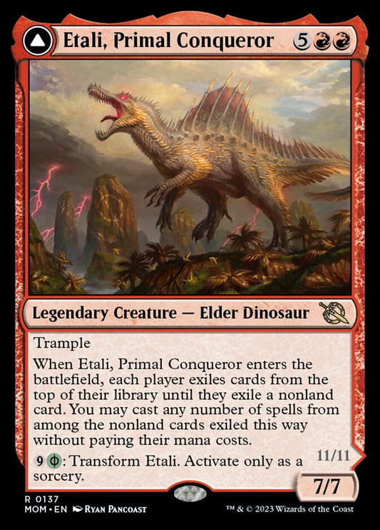 Etali, Primal Conqueror // Etali, Primal Sickness [March of the Machine] [Foil]