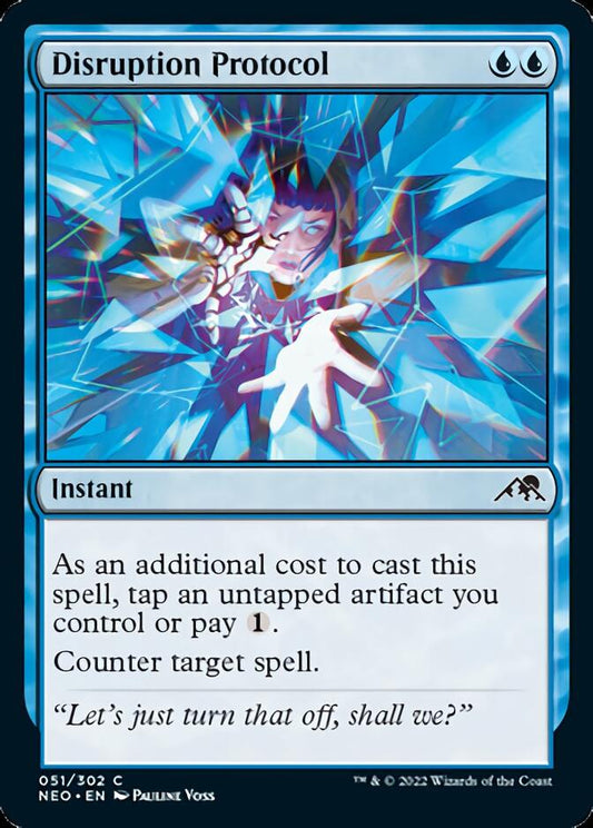 Disruption Protocol [Kamigawa: Neon Dynasty] [Foil]