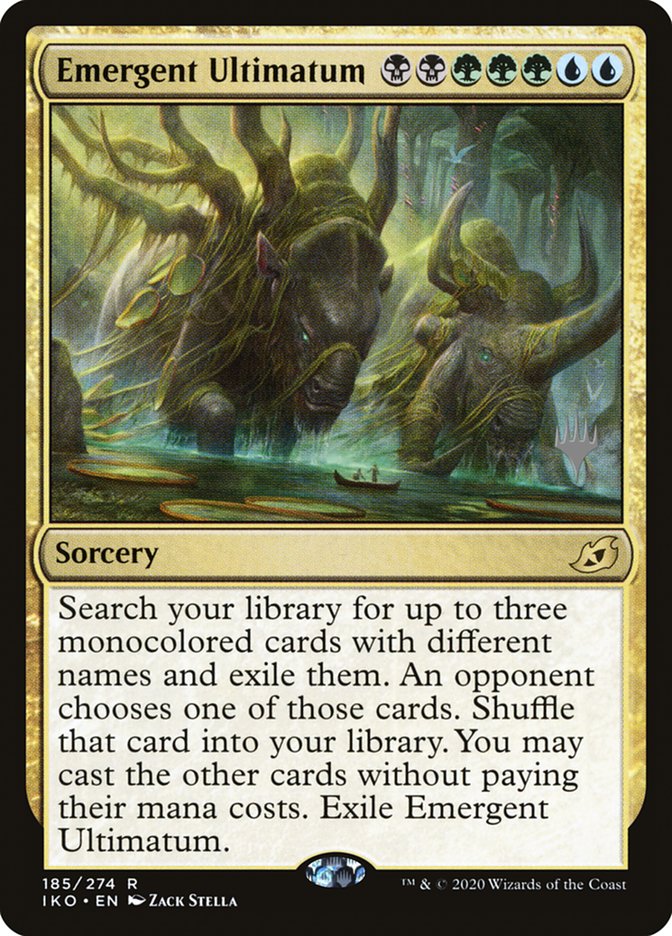 Emergent Ultimatum (Promo Pack) [Ikoria: Lair of Behemoths Promos] [Foil]