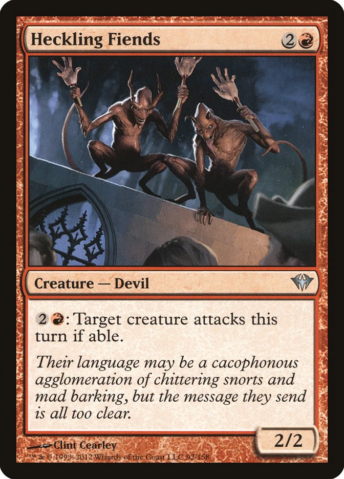 Heckling Fiends [Dark Ascension] [Foil]