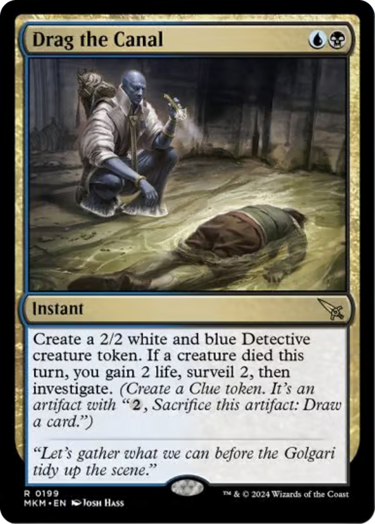 Drag the Canal [Murders at Karlov Manor] [Foil]