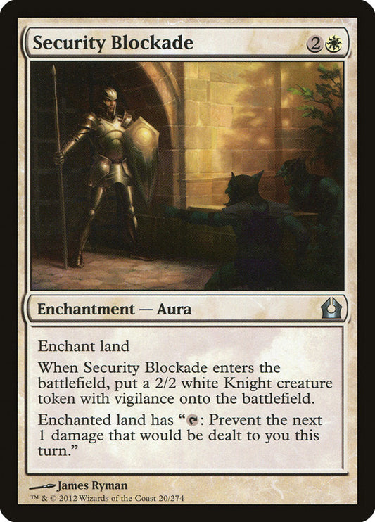Security Blockade [Return to Ravnica] [Foil]