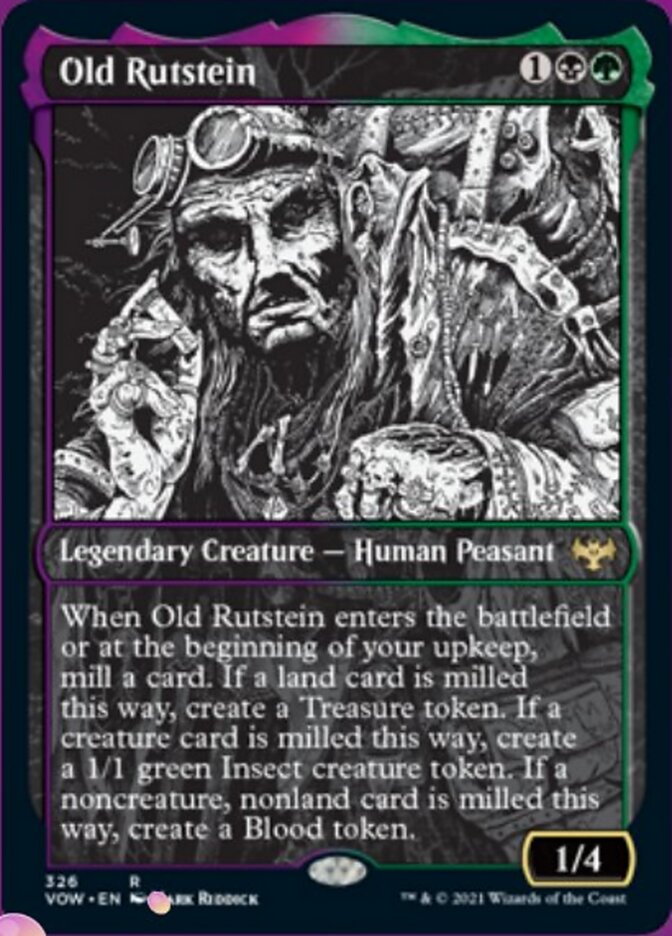 Old Rutstein (Showcase Eternal Night) [Innistrad: Crimson Vow] [Foil]
