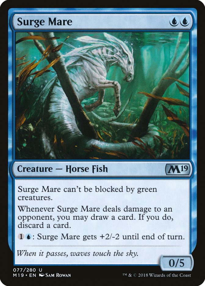 Surge Mare [Core Set 2019] [Foil]