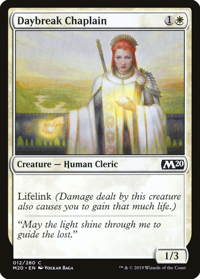 Daybreak Chaplain [Core Set 2020] [Foil]