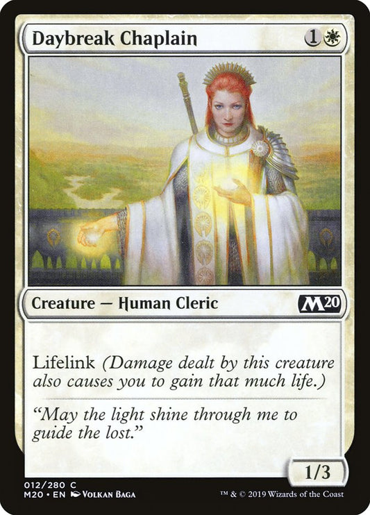 Daybreak Chaplain [Core Set 2020] [Foil]