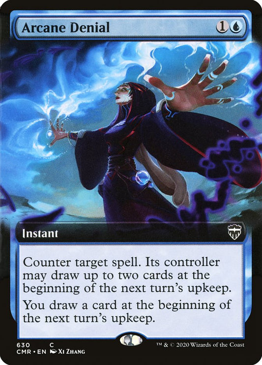 Arcane Denial (Extended Art) [Commander Legends] [Foil]