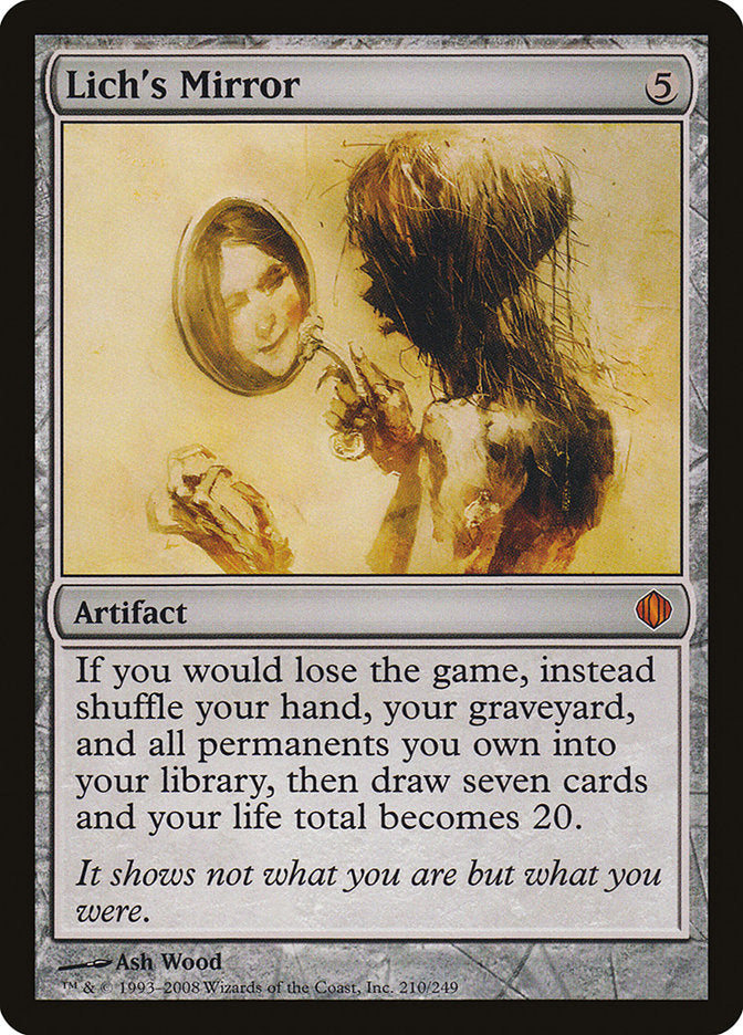 Lich's Mirror [Shards of Alara] [Foil]