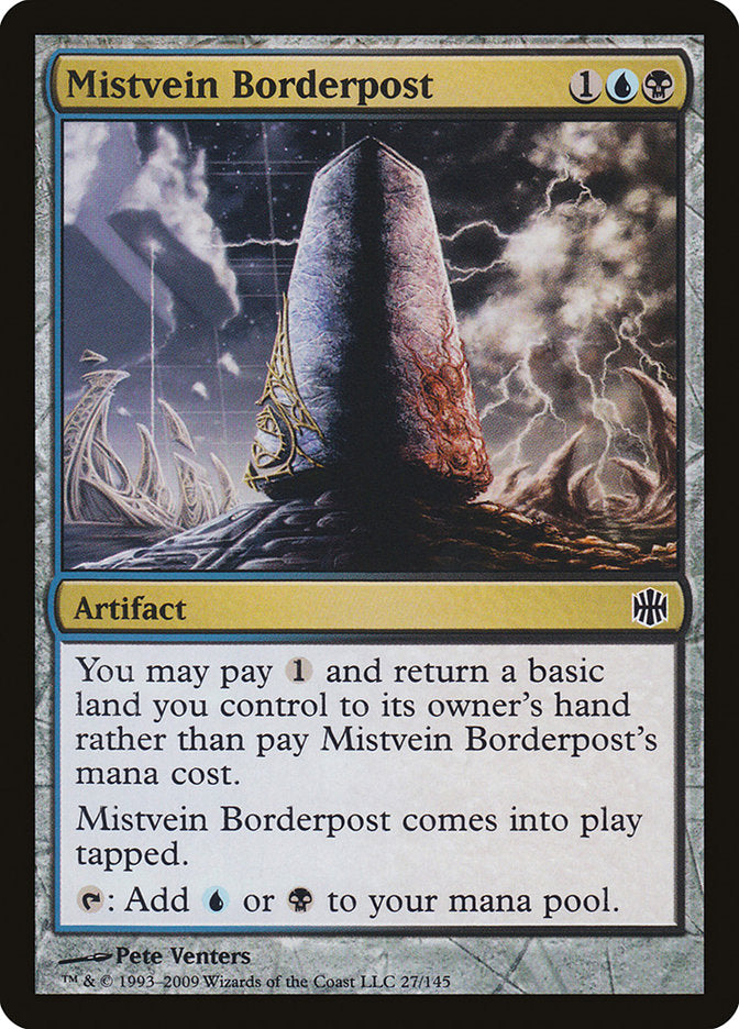 Mistvein Borderpost [Alara Reborn] [Foil]