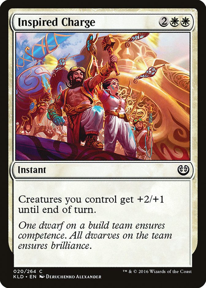 Inspired Charge [Kaladesh] [Foil]