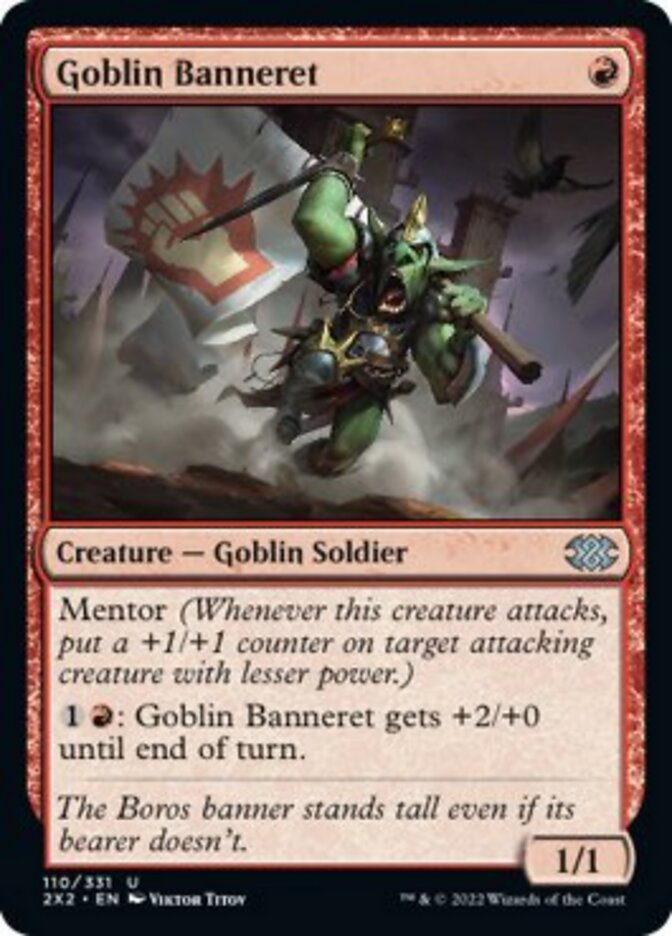 Goblin Banneret [Double Masters 2022] [Foil]