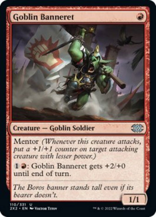 Goblin Banneret [Double Masters 2022] [Foil]