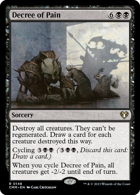 Decree of Pain [Commander Masters] [Foil]