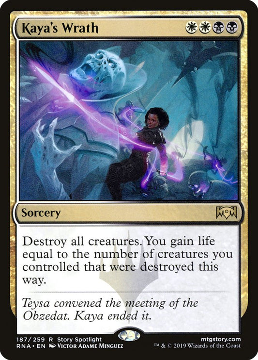Kaya's Wrath [Ravnica Allegiance] [Foil]