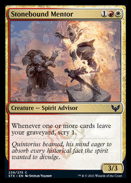 Stonebound Mentor [Strixhaven: School of Mages] [Foil]