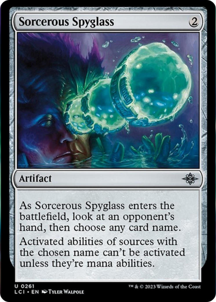 Sorcerous Spyglass [The Lost Caverns of Ixalan] [Foil]