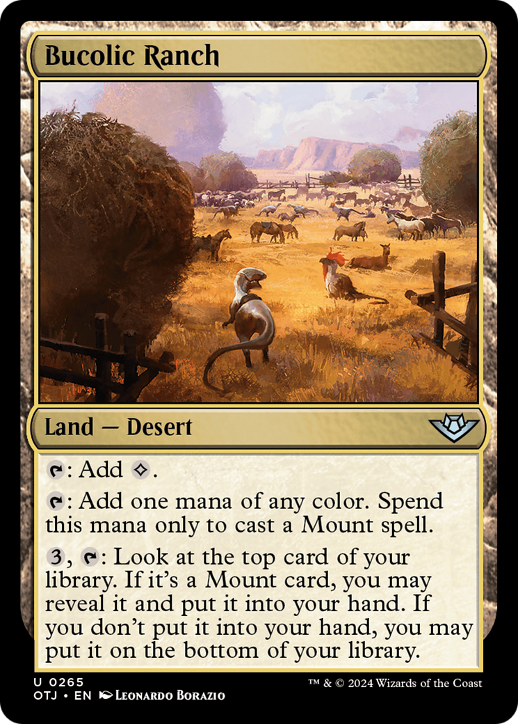 Bucolic Ranch [Outlaws of Thunder Junction] [Foil]