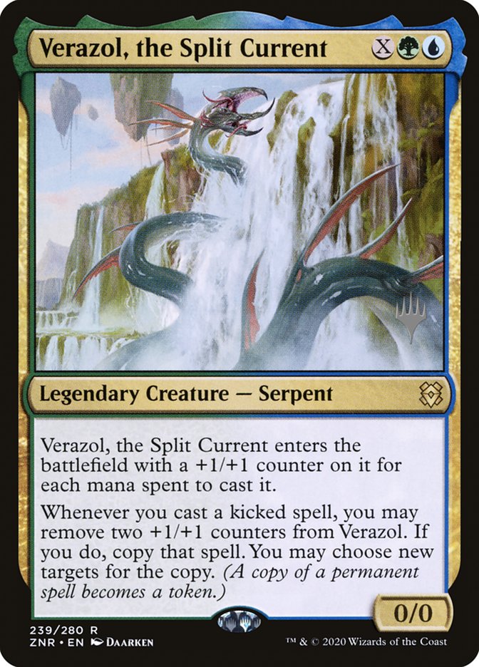 Verazol, the Split Current (Promo Pack) [Zendikar Rising Promos] [Foil]