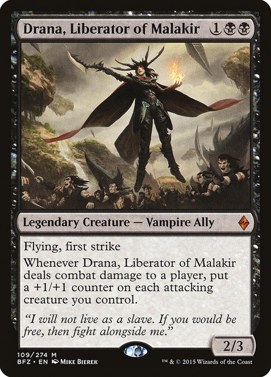 Drana, Liberator of Malakir [Battle for Zendikar] [Foil]