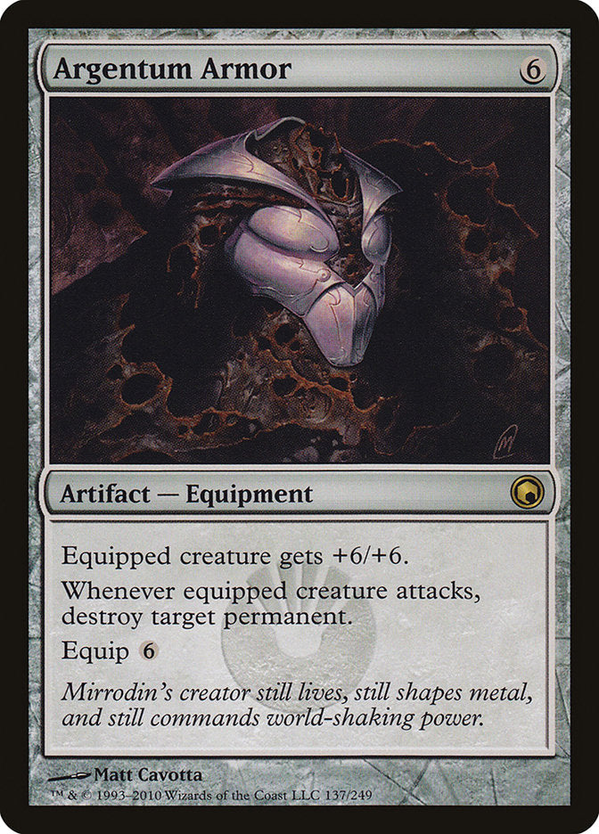 Argentum Armor [Scars of Mirrodin] [Foil]
