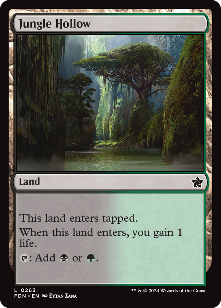 Jungle Hollow [Foundations] [Foil]