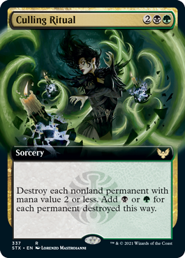 Culling Ritual (Extended Art) [Strixhaven: School of Mages] [Foil]