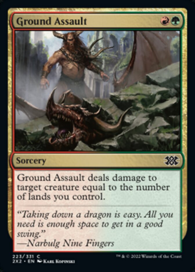 Ground Assault [Double Masters 2022] [Foil]