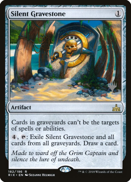 Silent Gravestone (Promo Pack) [Rivals of Ixalan Promos] [Foil]