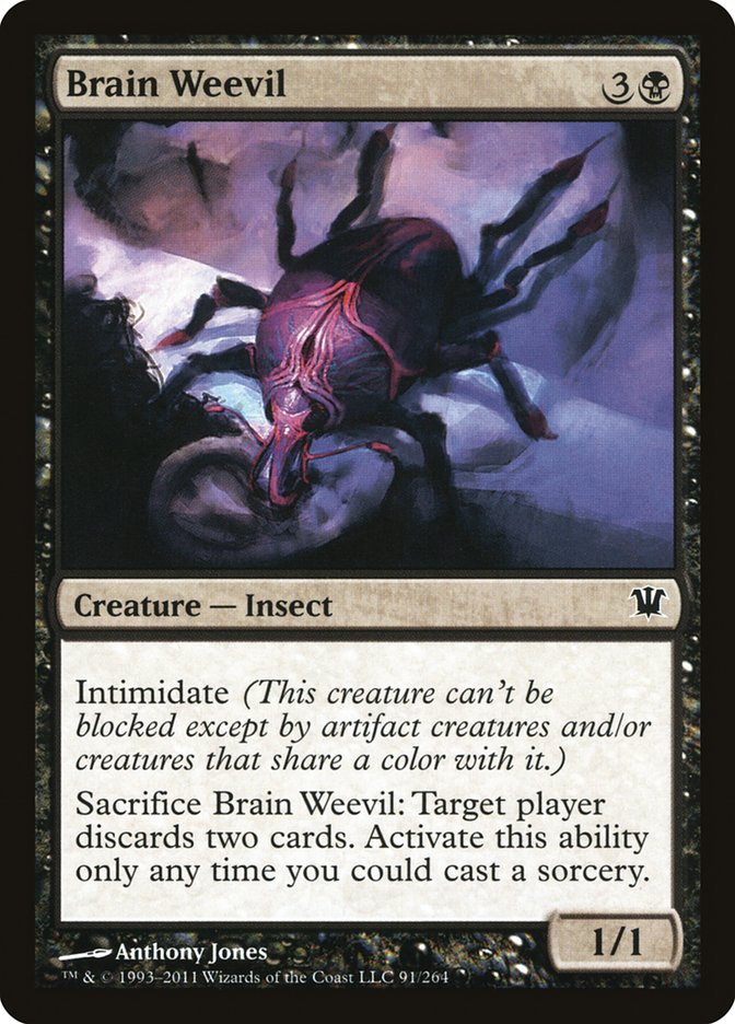 Brain Weevil [Innistrad] [Foil]