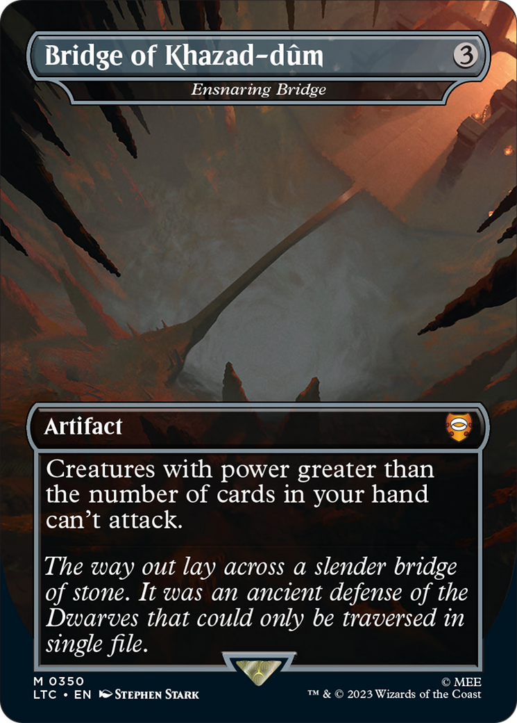 Ensnaring Bridge - Bridge of Khazad-dum [The Lord of the Rings: Tales of Middle-Earth Commander] [Foil]