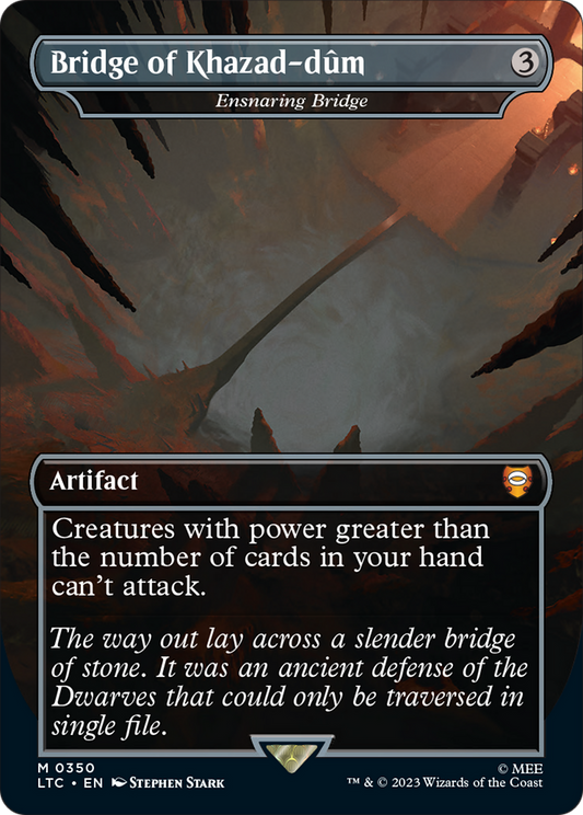 Ensnaring Bridge - Bridge of Khazad-dum [The Lord of the Rings: Tales of Middle-Earth Commander] [Foil]