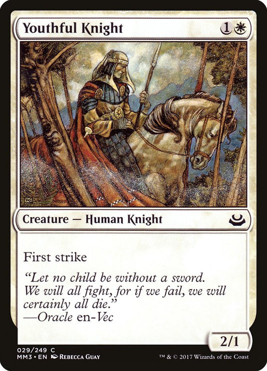 Youthful Knight [Modern Masters 2017] [Foil]