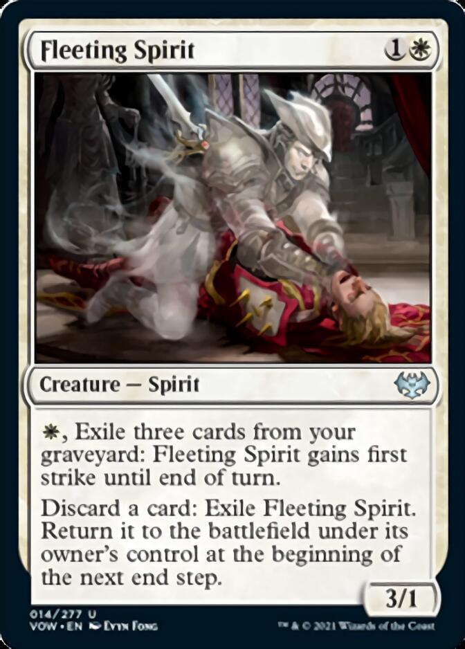 Fleeting Spirit [Innistrad: Crimson Vow] [Foil]
