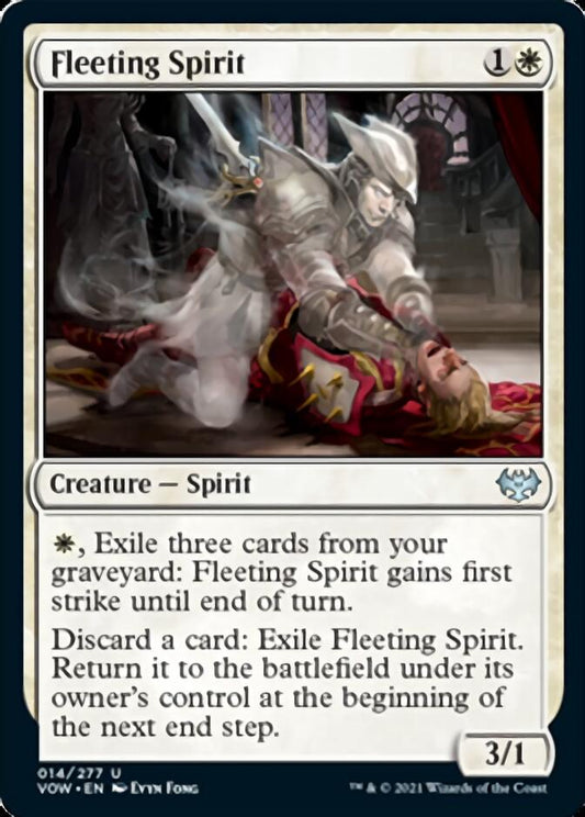 Fleeting Spirit [Innistrad: Crimson Vow] [Foil]