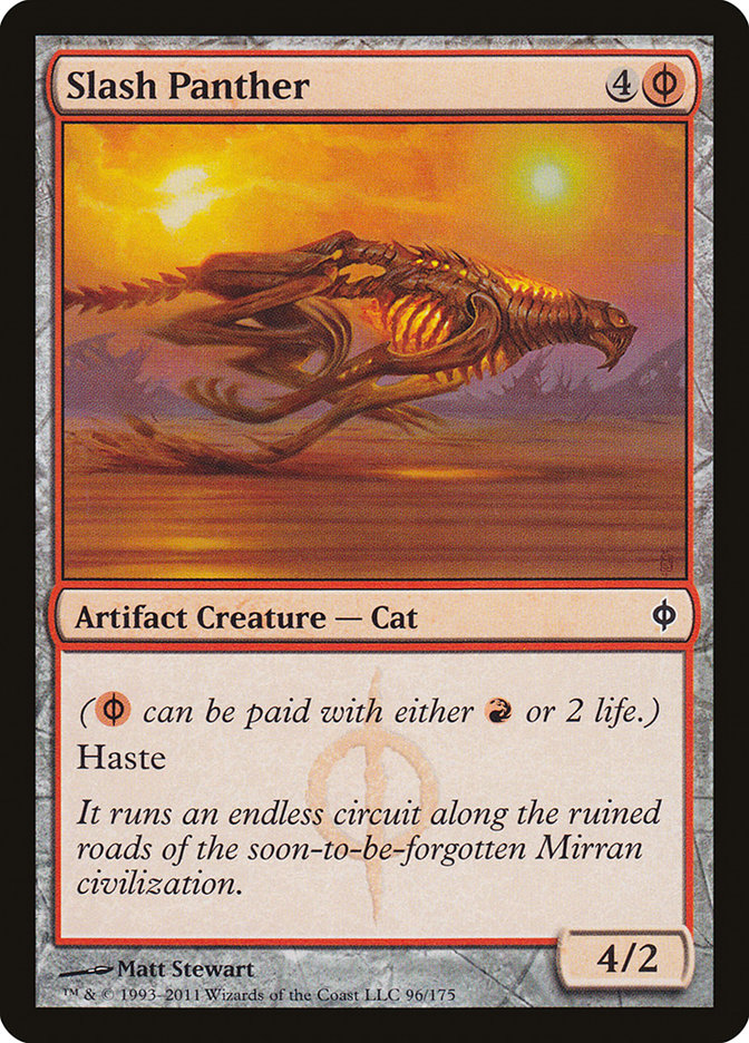 Slash Panther [New Phyrexia] [Foil]