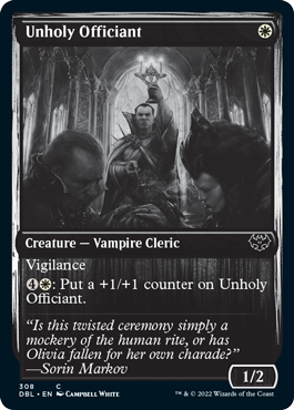 Unholy Officiant [Innistrad: Double Feature] [Foil]
