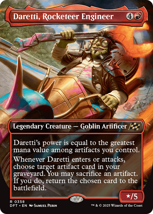 Daretti, Rocketeer Engineer (Borderless) [Aetherdrift] [Foil]