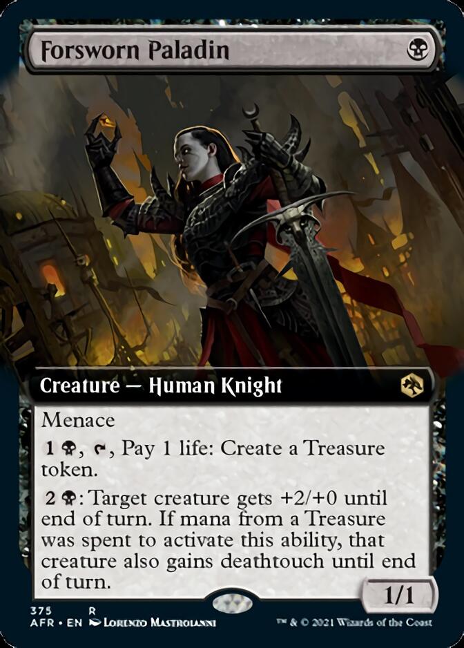 Forsworn Paladin (Extended Art) [Dungeons & Dragons: Adventures in the Forgotten Realms] [Foil]