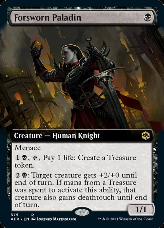 Forsworn Paladin (Extended Art) [Dungeons & Dragons: Adventures in the Forgotten Realms] [Foil]