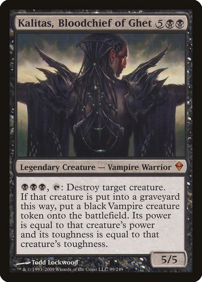 Kalitas, Bloodchief of Ghet [Zendikar] [Foil]