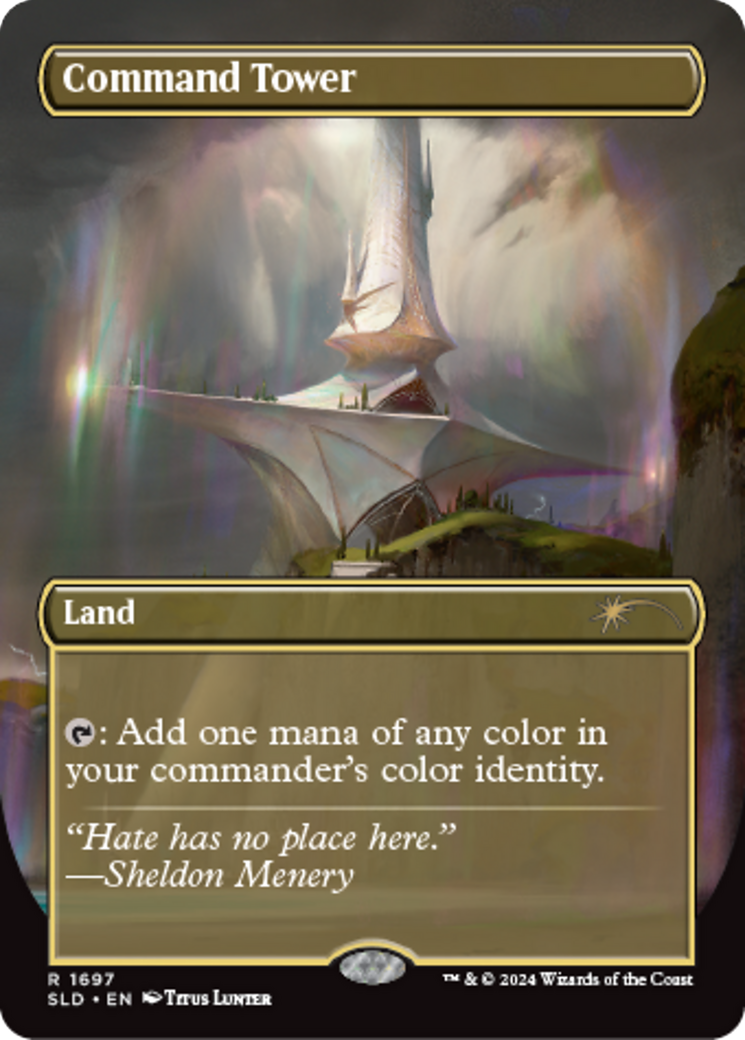 Command Tower (1697) [Secret Lair: Sheldon's Spellbook] [Foil]