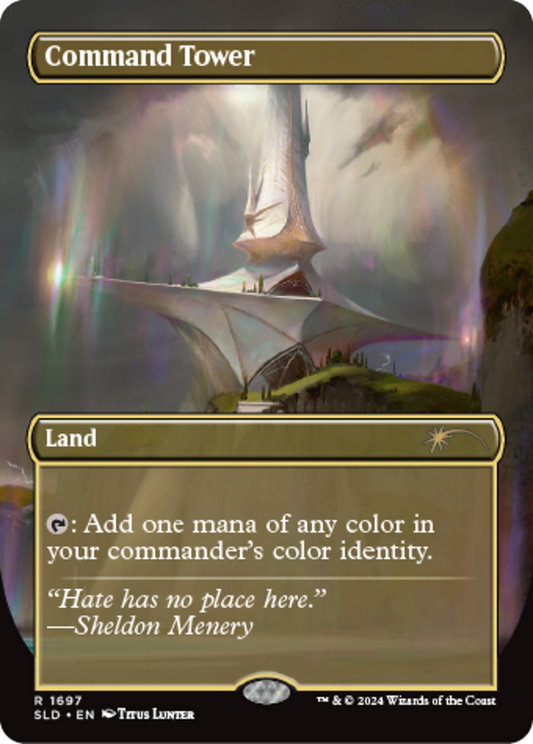 Command Tower (1697) [Secret Lair: Sheldon's Spellbook] [Foil]