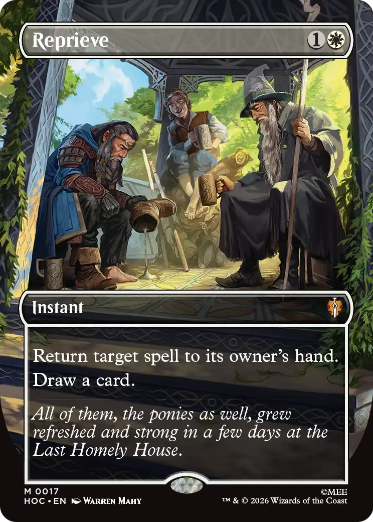 Reprieve (Borderless) [The Hobbit: Eternal-Legal] [Foil]