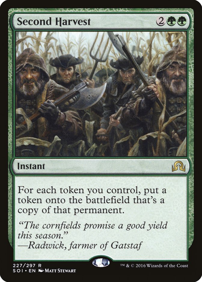 Second Harvest [Shadows over Innistrad] [Foil]