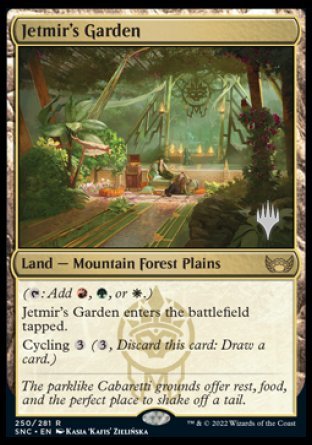 Jetmir's Garden (Promo Pack) [Streets of New Capenna Promos] [Foil]