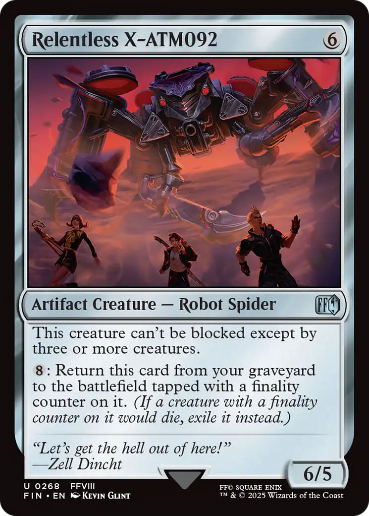 Relentless X-ATM092 [FINAL FANTASY] [Foil]