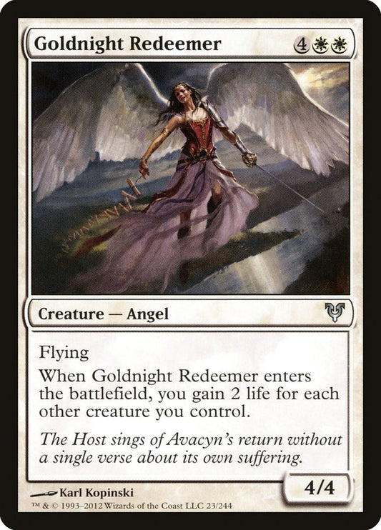 Goldnight Redeemer [Avacyn Restored] [Foil]