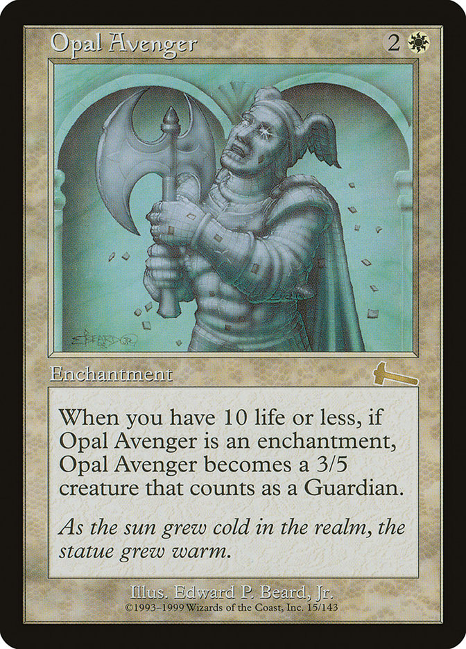Opal Avenger [Urza's Legacy] [Foil]